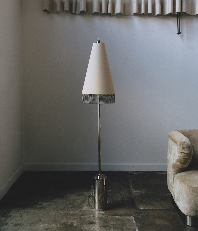 Floor Lamp 001: Chrome