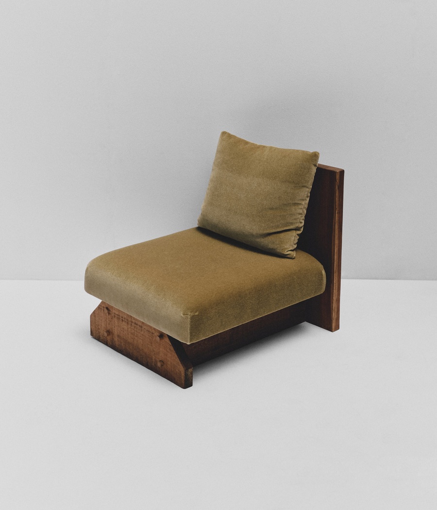 Harlemville-Felled Black Cherry Lounge Chair