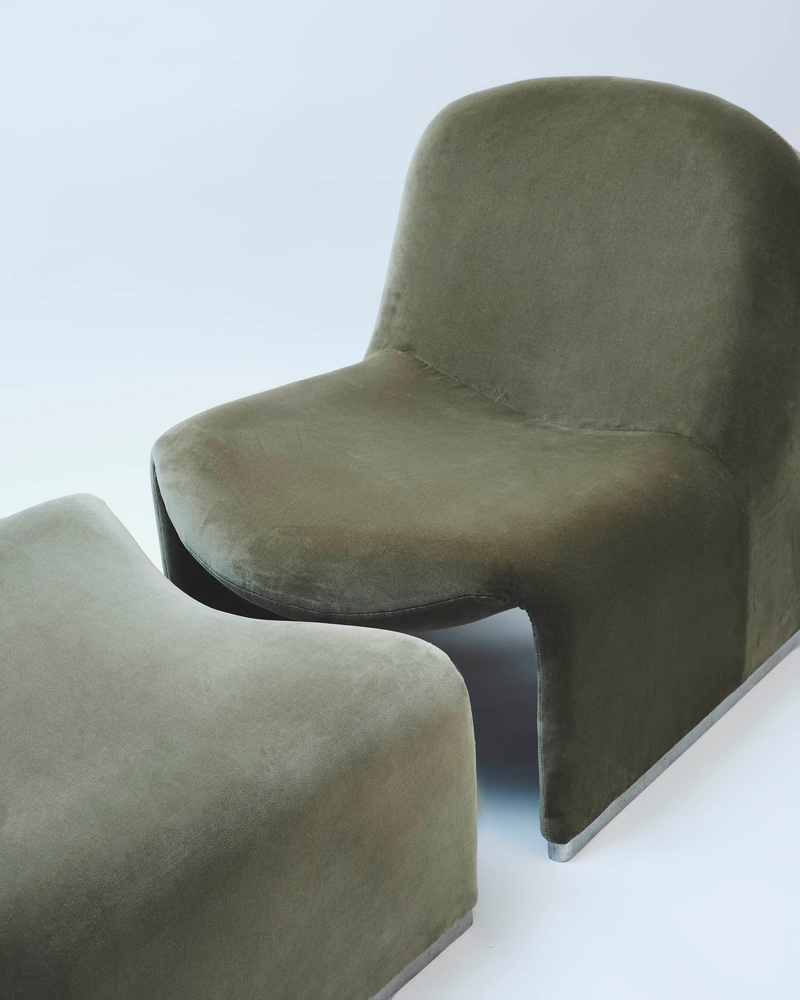 Alky Chair with Ottoman