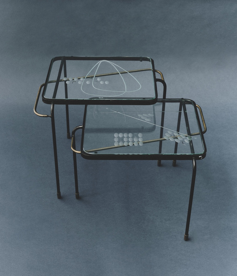 Pair of Nesting Side Tables