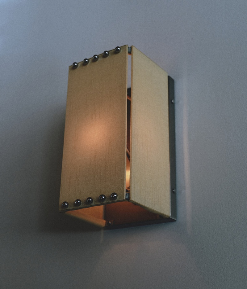 Sconce 002: Lemon Dupioni