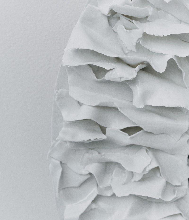 Porcelain Framed Mirror