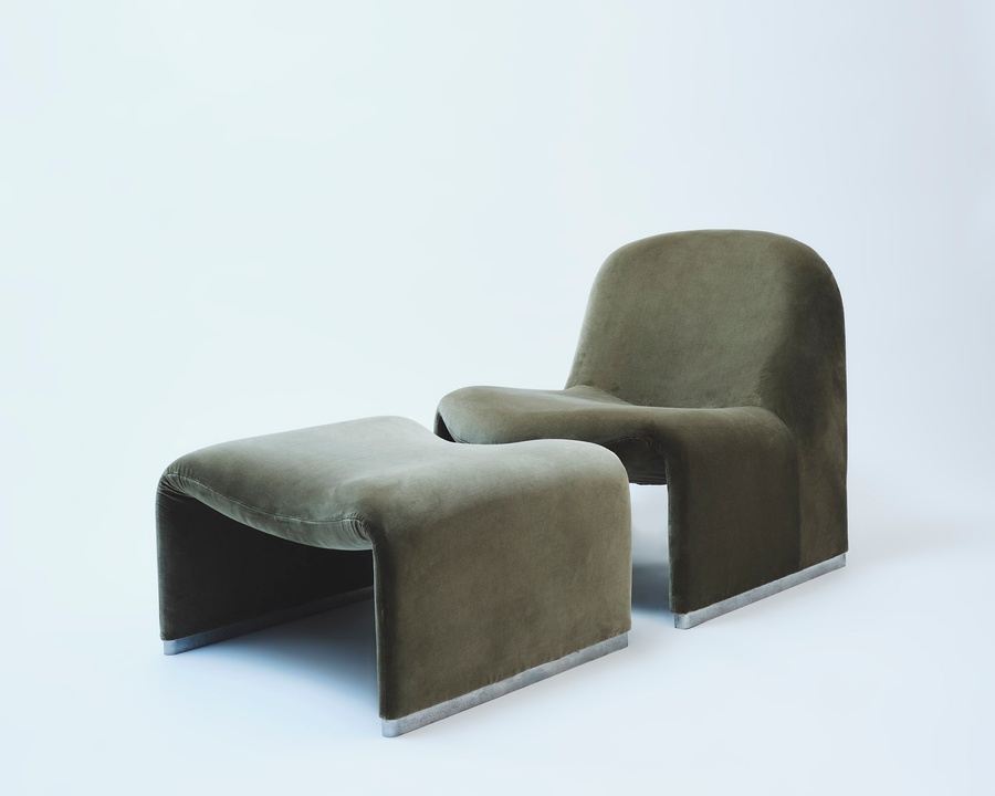 Alky Chair with Ottoman