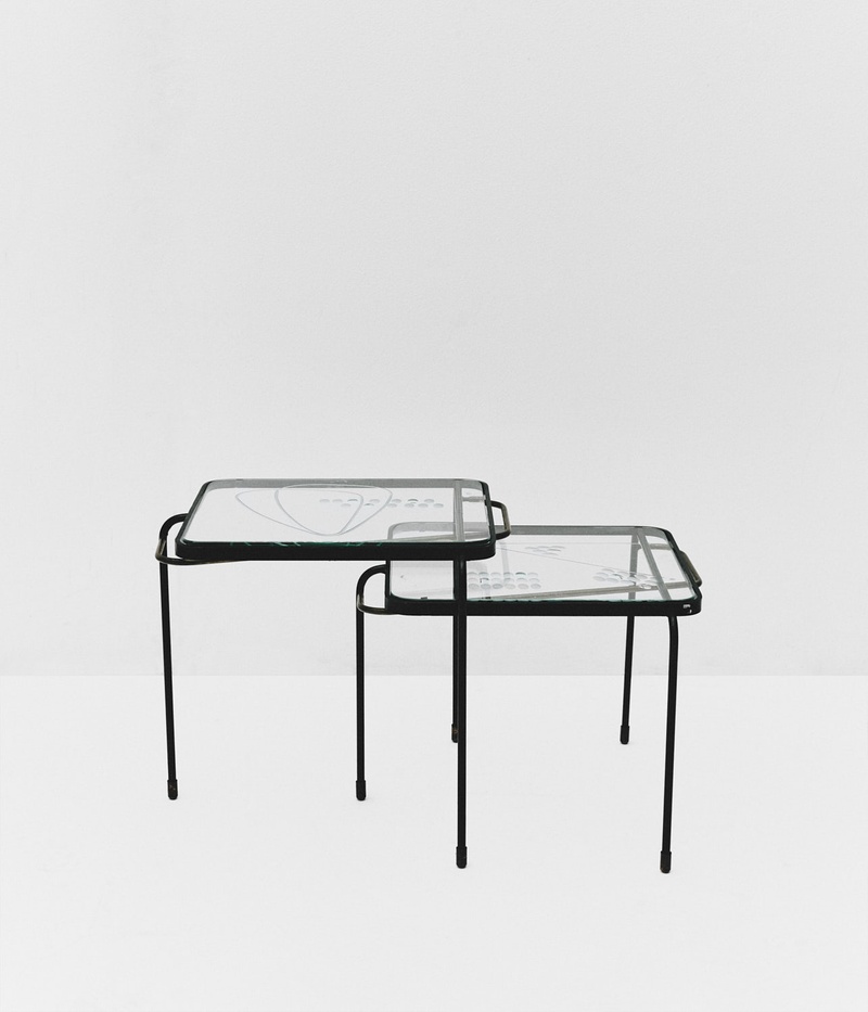 Pair of Nesting Side Tables