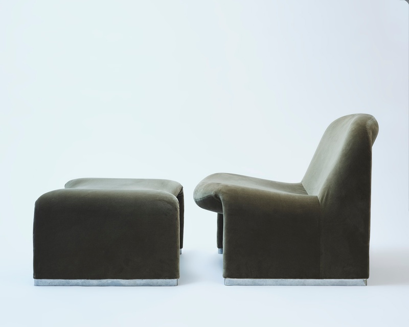 Alky Chair with Ottoman