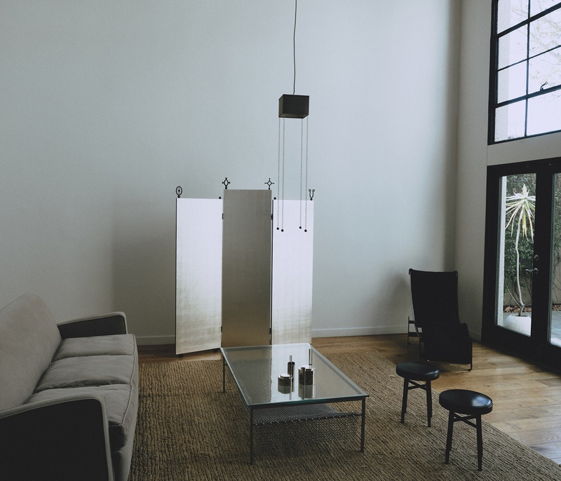 Folding Screen 001: Silver Leaf